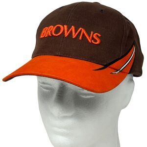 Vintage Cleveland Browns Hat Baseball Cap Y2Ks Brown NFL Football Strapback